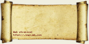 Danijel Bujak vizit kartica